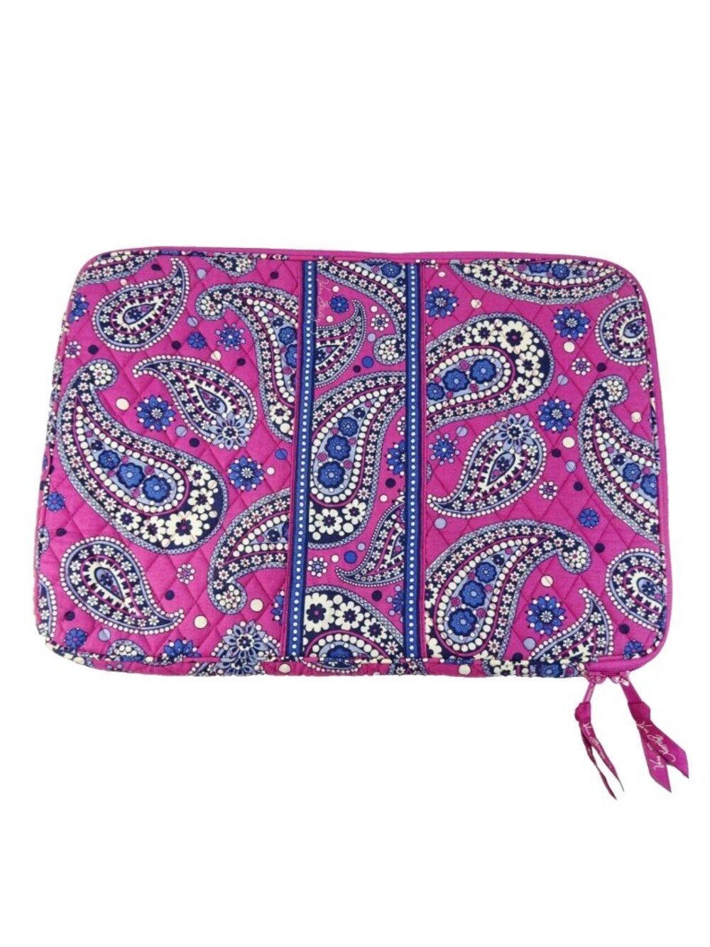 Vera Bradley Quilted Laptop Tablet Carrying Case Sleeve 12x17 Boysenberry